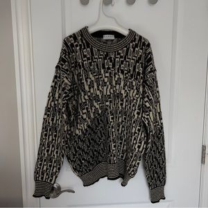 Vintage pure wool oversized sweater size M